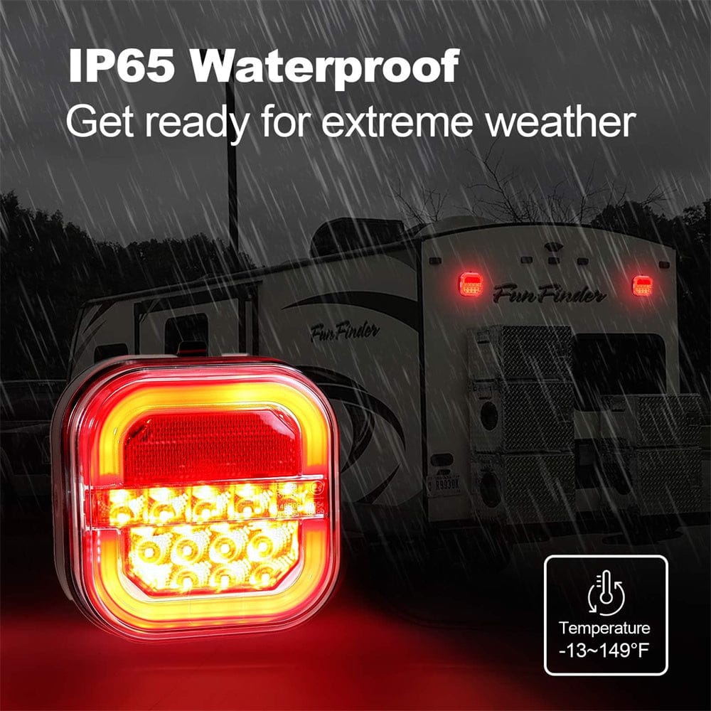 shoptikpro 汽摩及配件>车灯>尾灯 12V/24V 🚦 Luces LED para remolque de coche