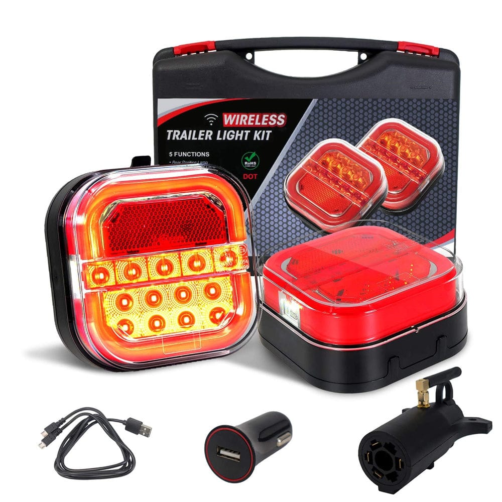 shoptikpro 汽摩及配件>车灯>尾灯 12V/24V 🚦 Luces LED para remolque de coche