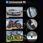 shoptikpro 汽摩及配件>车身及附件>气门嘴 16 piezas 【16 piezas】 Tapa de válvula de neumático de coche fluorescente universal (4 piezas) [Coche/Moto/Bicicleta]