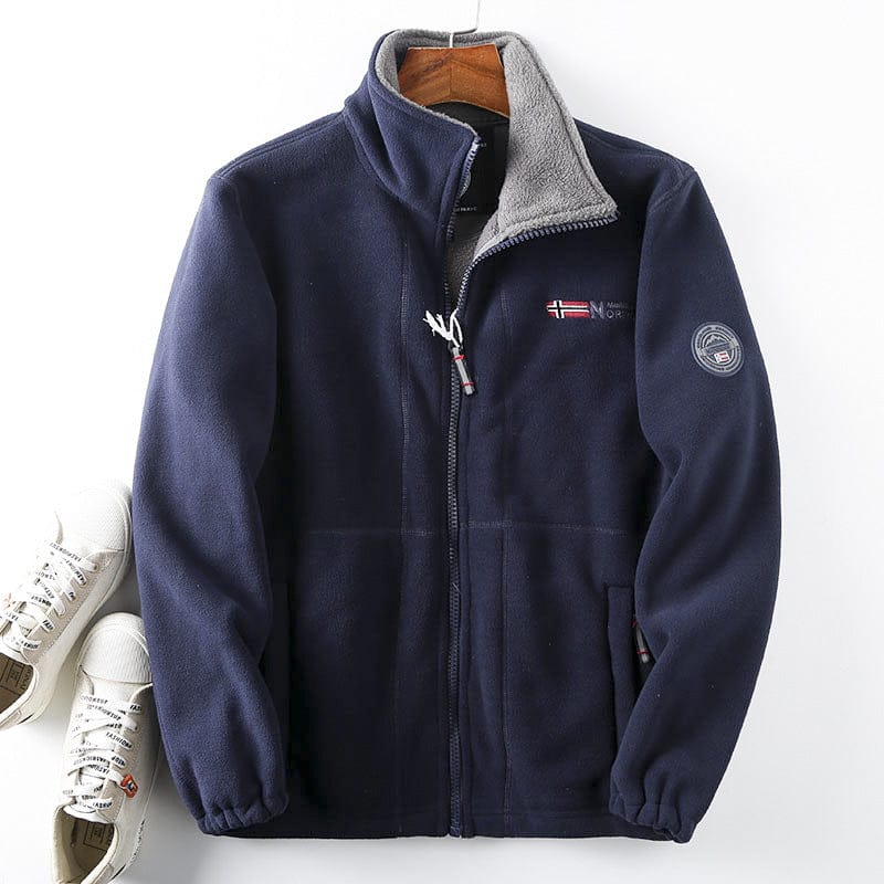 shoptikpro azul / S(60KG-70KG) 🔥【S-3XL】Nueva chaqueta polar gruesa y cálida para hombre: elegante, cómoda y cálida-4148738