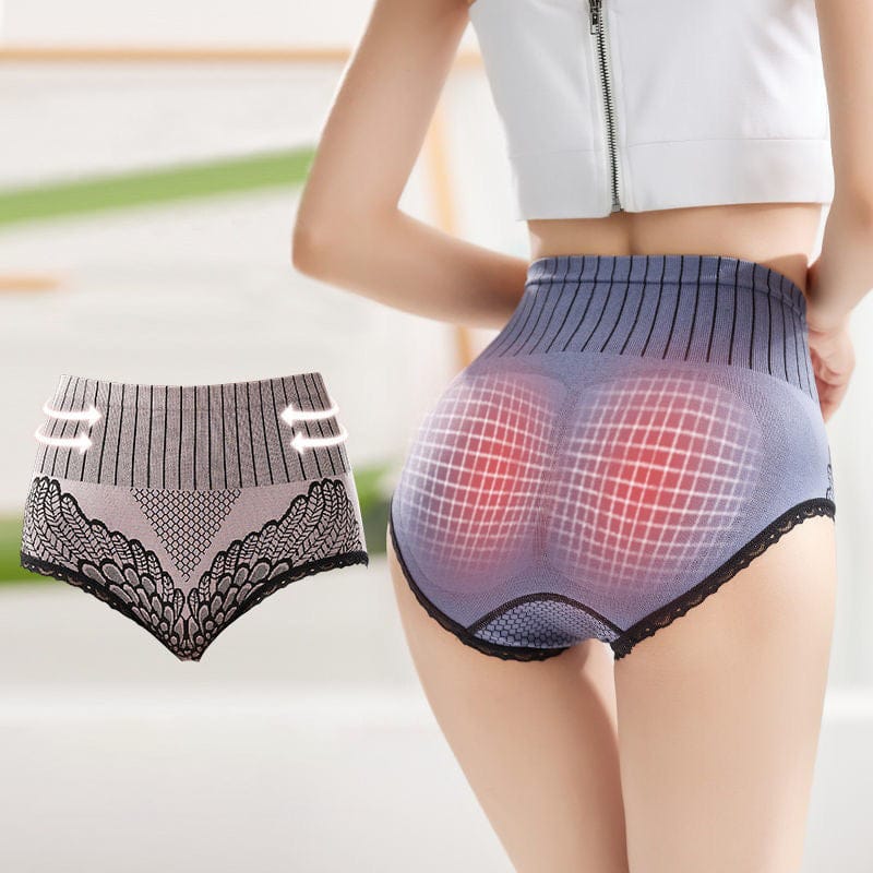 shoptikpro Bragas con control de barriga de cintura alta para mujer