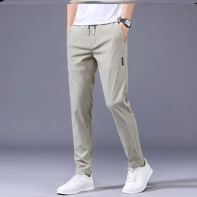 shoptikpro Caqui / M（ 40-45 kg） Pantalones Elásticos Masculinos 2025  (M-5XL)