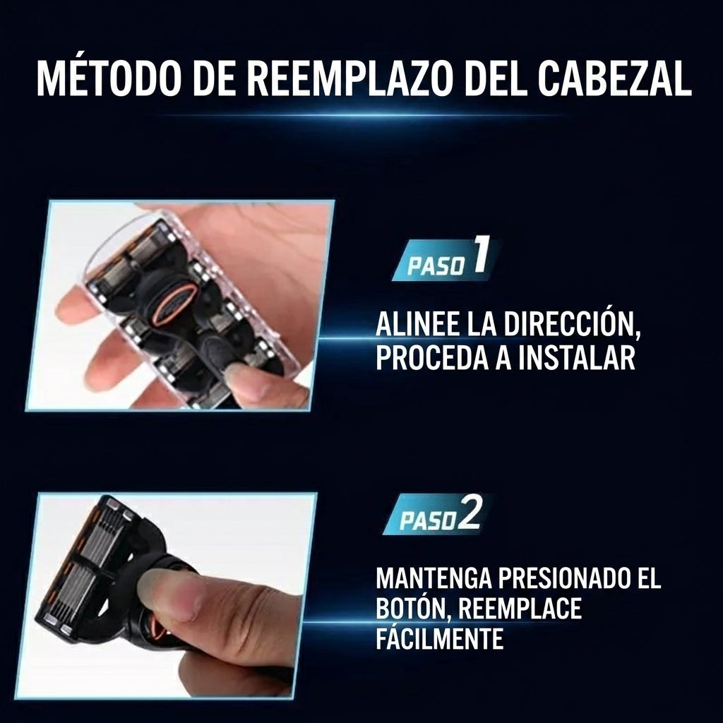 Maquinilla de Afeitar Premium para Hombre – Afeitado Suave Sin Cortes | 29€