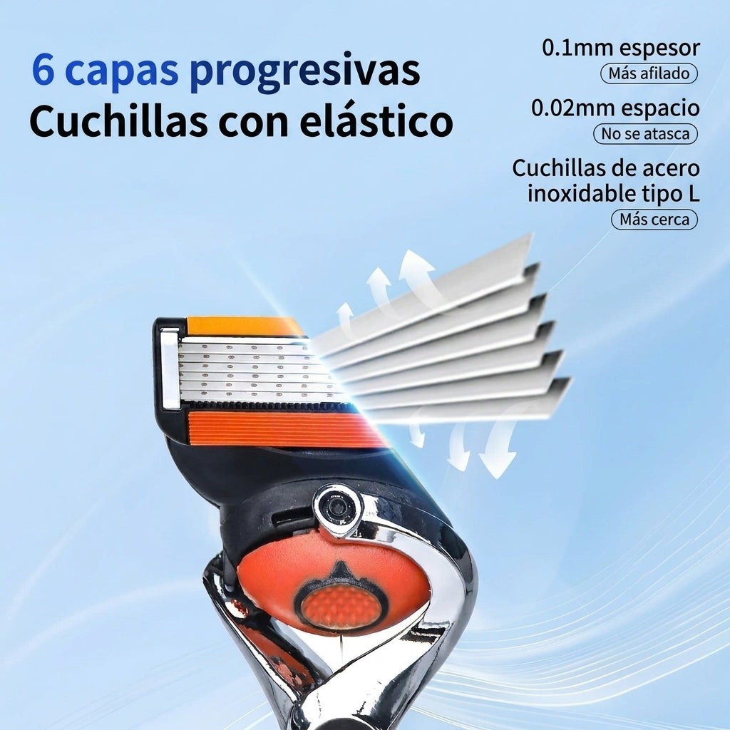 Maquinilla de Afeitar Premium para Hombre – Afeitado Suave Sin Cortes | 29€