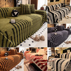 shoptikpro 家纺家饰>居家布艺>沙发垫/沙发套/沙发巾 funda de sofá suave y antideslizante de felpa【180*130cm】【180*150cm】