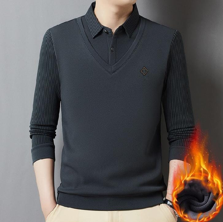 shoptikpro Gris / M Conjunto de Cachemir para Hombre – Cálido y Elegante