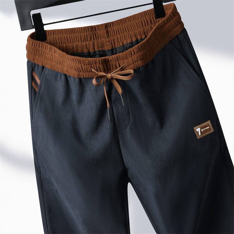 shoptikpro 男装>男式休闲裤 Gris / M 【Pack de 2】Pantalones casuales de algodón puro de alta calidad, modelo nuevo