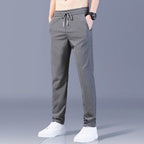shoptikpro Gris oscuro / M（ 40-45 kg） 【M-5XL】Pantalones elásticos informales para hombre 2025 – Cómodos y modernos
