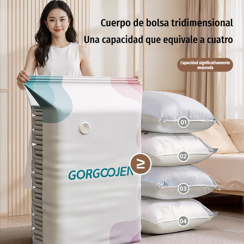 Bolsa al Vacío SIN BOMBA (Pack 5 por 29€) | Presionar y Listo