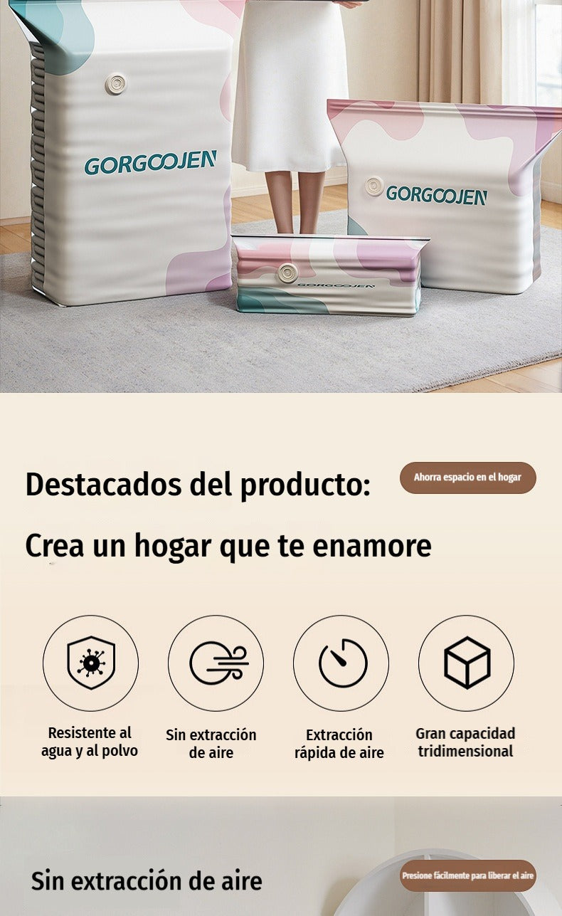 Bolsa al Vacío SIN BOMBA (Pack 5 por 29€) | Presionar y Listo