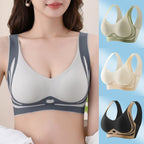 shoptikpro Juego de 4 piezas / M【40-55kg】 Pack de 4 | Sujetadores sin aros de una sola pieza para mujer (40-85 kg)