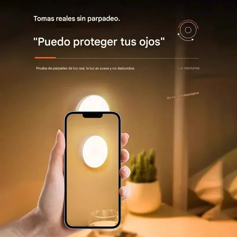 shoptikpro 灯饰照明>台灯夜灯>小夜灯 Luz LED con Sensor de Movimiento Recargable (Pack 4 Unidades) - Instalación Magnética Fácil