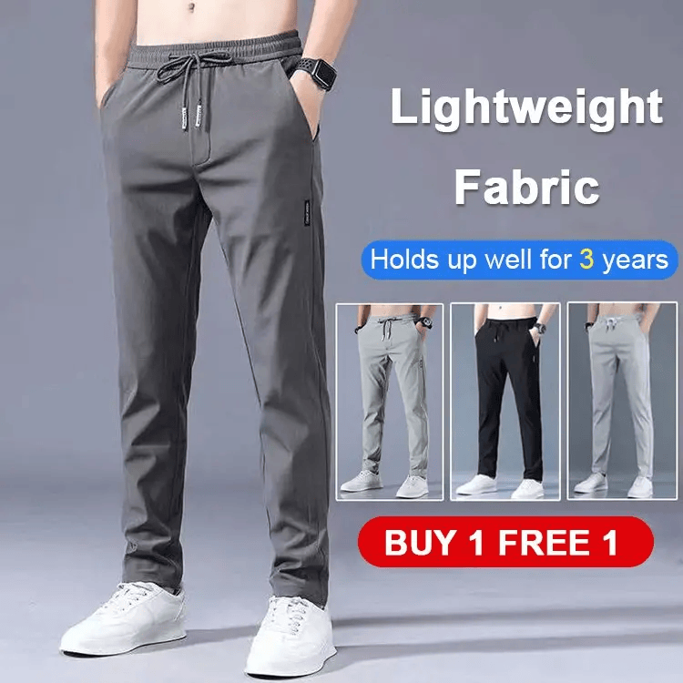 shoptikpro 【M-5XL】Pantalones elásticos informales para hombre 2025 – Cómodos y modernos