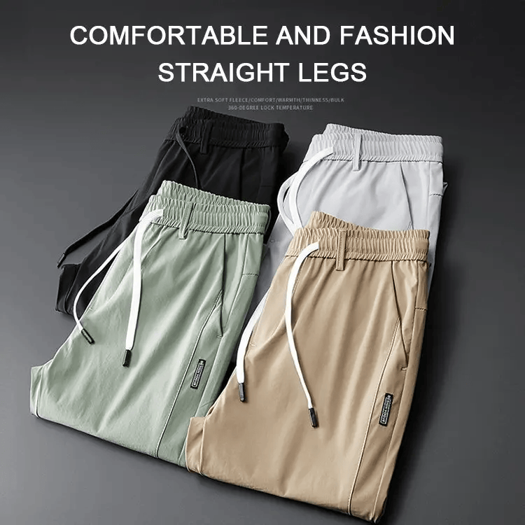 shoptikpro 【M-5XL】Pantalones elásticos informales para hombre 2025 – Cómodos y modernos
