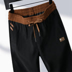 shoptikpro 男装>男式休闲裤 Negro / M 【Pack de 2】Pantalones casuales de algodón puro de alta calidad, modelo nuevo