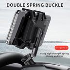 shoptikpro 汽车用品>汽车内饰用品>车载手机支架 Negro 【Pack de 2】Soporte multifuncional para teléfono móvil de coche con rotación de 360°