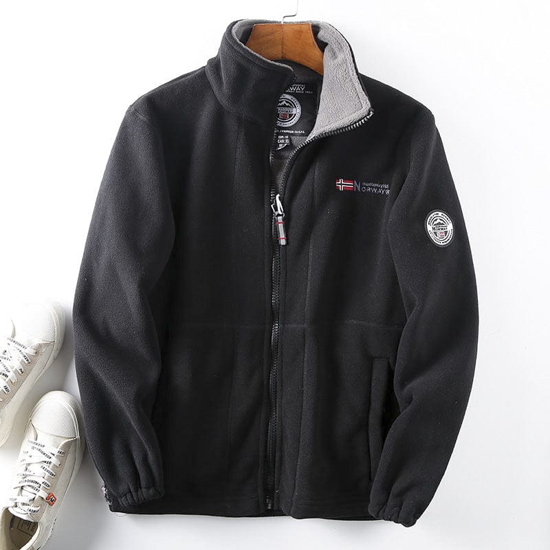 shoptikpro negro / S(60KG-70KG) 🔥【S-3XL】Nueva chaqueta polar gruesa y cálida para hombre: elegante, cómoda y cálida-4148738
