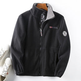 shoptikpro negro / S(60KG-70KG) 🔥【S-3XL】Nueva chaqueta polar gruesa y cálida para hombre: elegante, cómoda y cálida-4148738