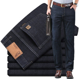 shoptikpro Negru / 31(60-65KG) Pantalones rectos anchos para hombre 2 piezas, compra uno y llévate otro gratis