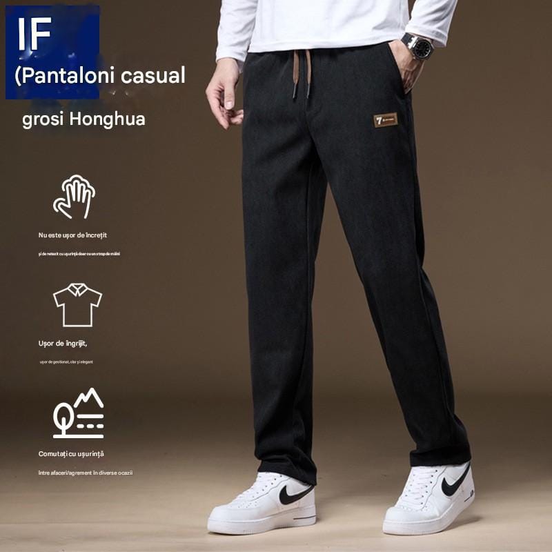 shoptikpro 男装>男式休闲裤 【Pack de 2】Pantalones casuales de algodón puro de alta calidad, modelo nuevo