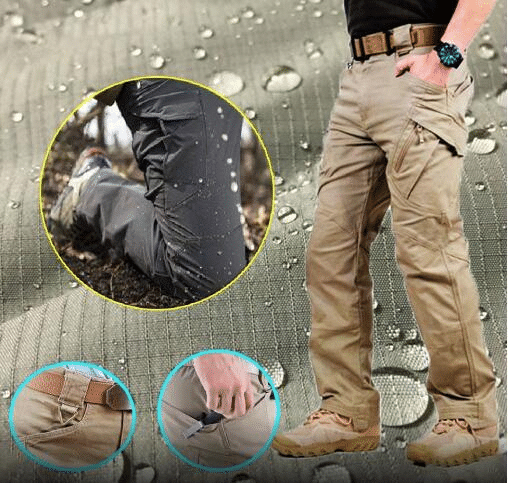 shoptikpro 运动户外>户外服装>迷彩服、军迷服、作训服 【Paquete de 2 unidades】[S-6XL] Pantalones cargo militares para hombre (40–105 kg)