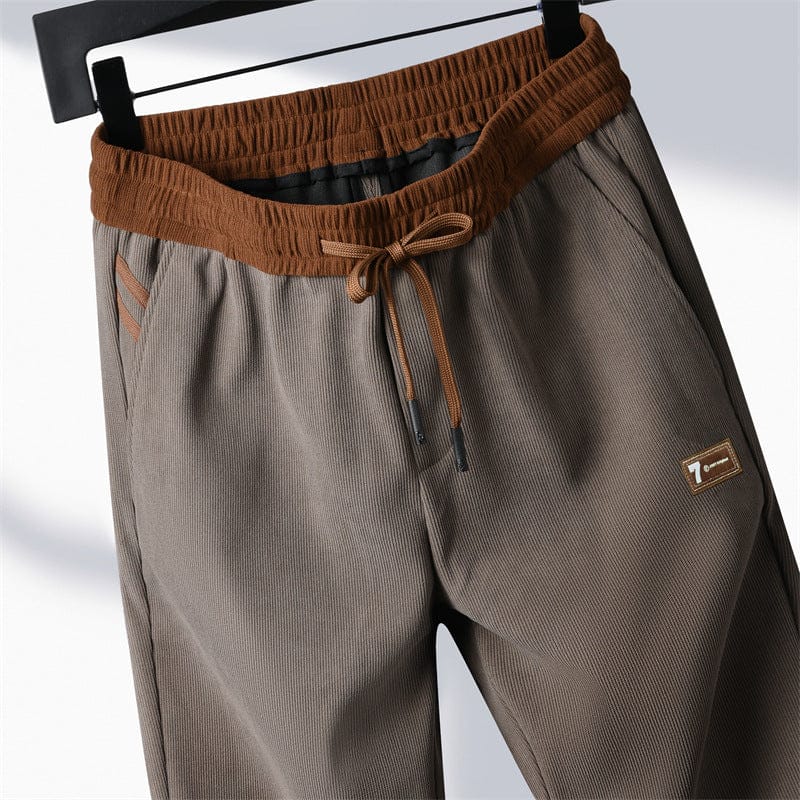 shoptikpro 男装>男式休闲裤 Pies / M 【Pack de 2】Pantalones casuales de algodón puro de alta calidad, modelo nuevo