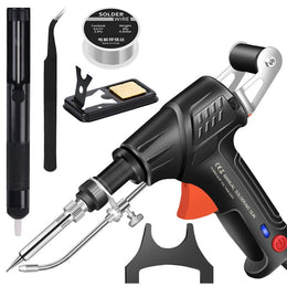 shoptikpro 电工电气>插座>转换插座 Pistola de soldadura de calentamiento interno Pistola de soldadura eléctrica manual, kit de soldadura automático