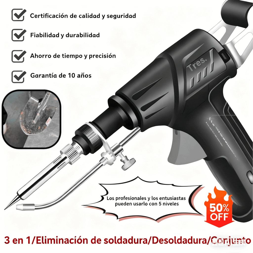 shoptikpro 电工电气>插座>转换插座 Pistola de soldadura de calentamiento interno Pistola de soldadura eléctrica manual, kit de soldadura automático