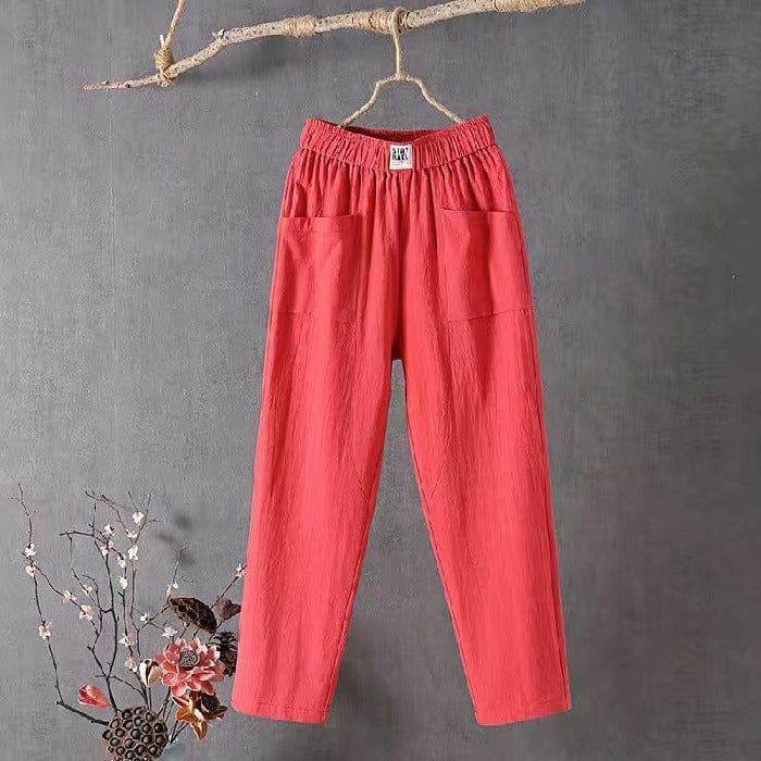 shoptikpro 女装>女式休闲裤>休闲裤 🔥TOP VENTAS 🔥 Pantalones Casuales de Algodón para Mujer | Estilo Wide Leg 2026 🕊️🌿 ¡Lleva 2 y Paga 1! 🎁