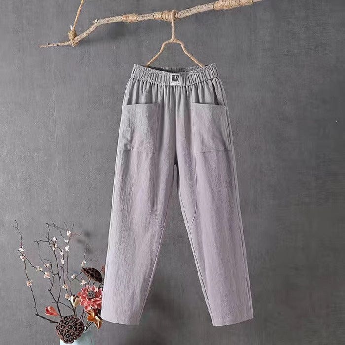 shoptikpro 女装>女式休闲裤>休闲裤 🔥TOP VENTAS 🔥 Pantalones Casuales de Algodón para Mujer | Estilo Wide Leg 2026 🕊️🌿 ¡Lleva 2 y Paga 1! 🎁