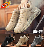 shoptikpro Zapatos casuales de hombre impermeables y transpirables – cómodos con suela suave, tallas 39-44