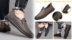 shoptikpro 鞋>男鞋>男式休闲单鞋 Zapatos de hombre de cuero genuino, versátiles, elegantes y cómodos para cualquier ocasión